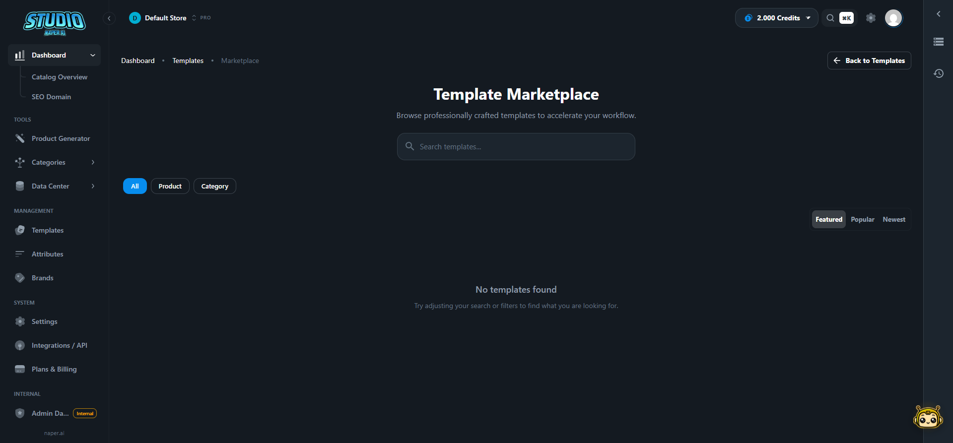 Template Marketplace