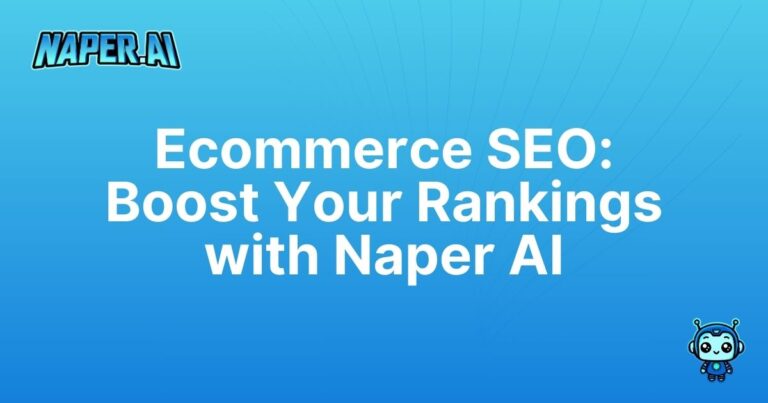 seo strategy for ecommerce websites. Unlock the power of an effective SEO strategy for ecommerce websites. Naper AI automates tasks, boosts rankings, and streamlines product registration.