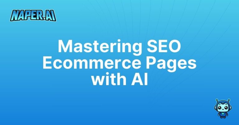 seo ecommerce category pages. Optimize your ecommerce category pages with AI-powered Naper AI for higher rankings and time savings.