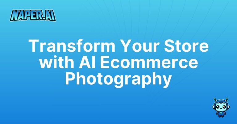 ai ecommerce photography. Discover how AI ecommerce photography, powered by Naper AI, automates SEO tasks and enhances product visuals to boost online sales.