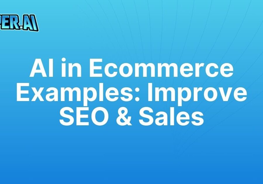 ai in ecommerce examples. Discover AI in ecommerce examples to boost SEO and streamline your online store with Naper AI's automation.