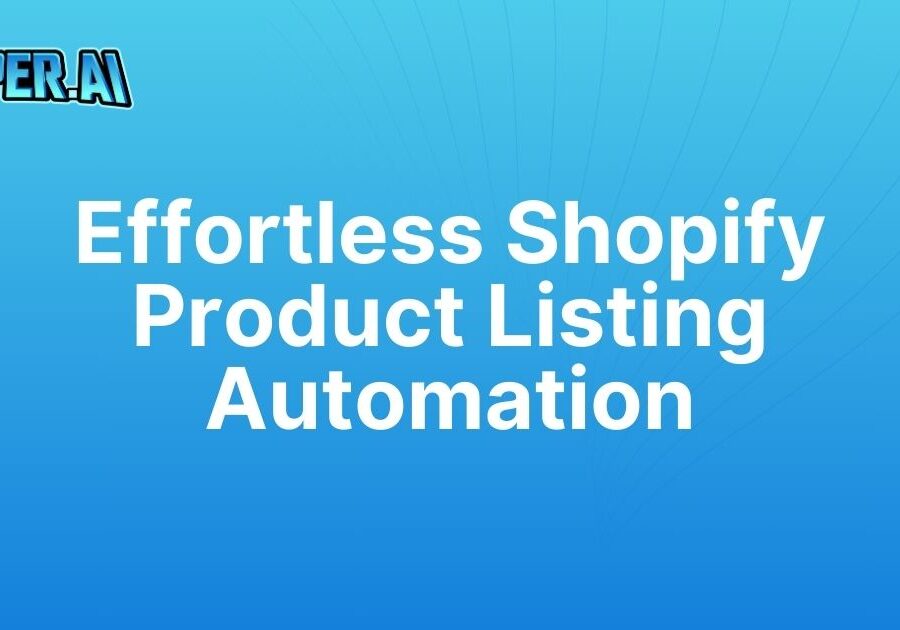 product listing data entry shopify. Streamline your Shopify product listing data entry with Naper AI to boost SEO and save time.