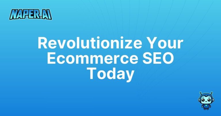 ecommerce seo services. Elevate your ecommerce SEO services with AI-powered automation, enriched product data, and improved Google rankings using Naper AI.