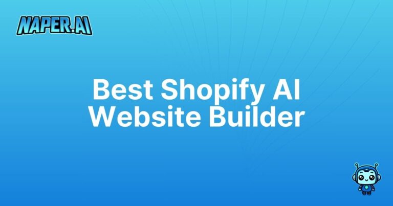 best shopify ai website builder. Transform your Shopify store with Naper AI's automated SEO and product enrichment for improved organic rankings.