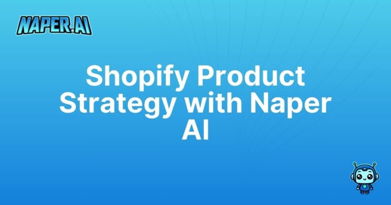 shopify product strategy. Boost your Shopify product strategy with Naper AI's automation and SEO optimization tools. Save time & improve rankings.