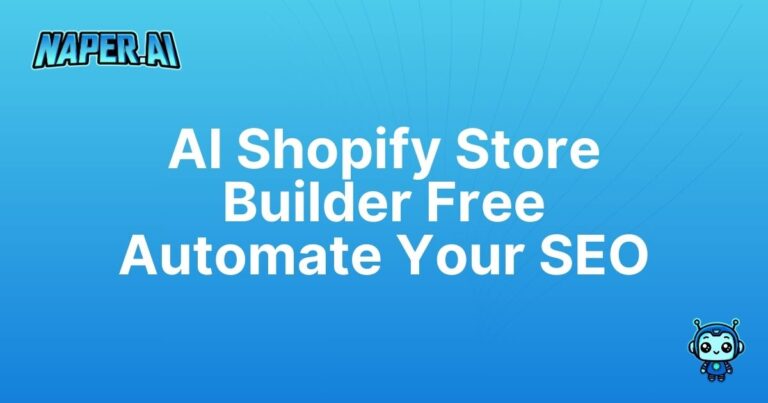 ai shopify store builder free. Unlock the power of our free AI Shopify store builder to automate ecommerce SEO, enrich product data, and boost organic traffic effortlessly.