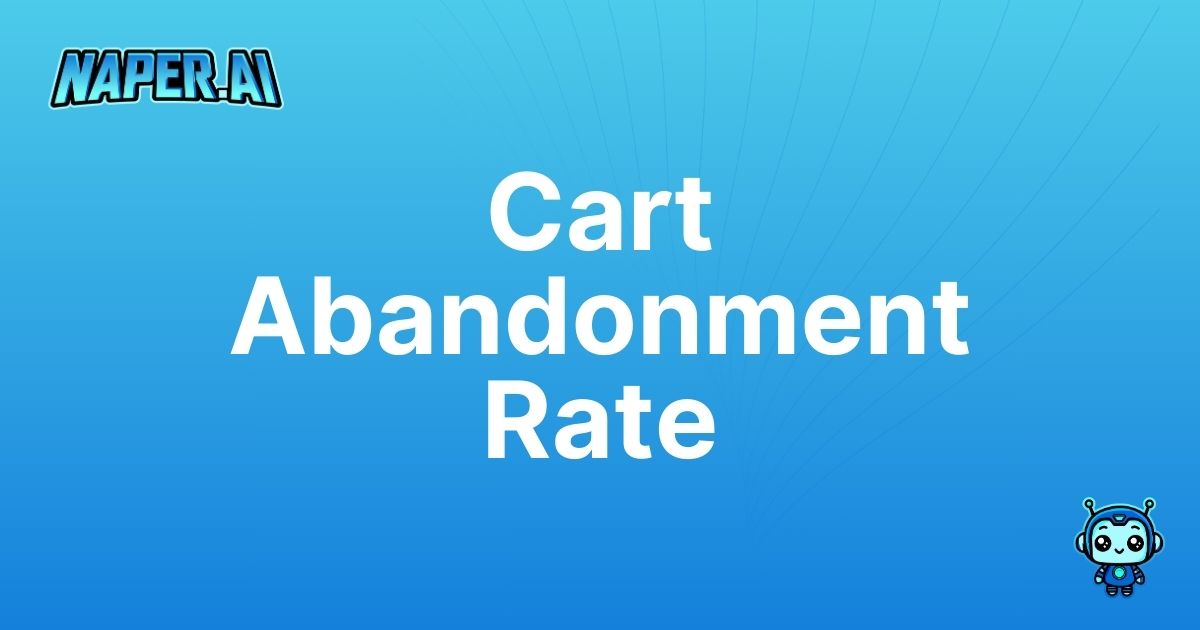 Cart Abandonment Rate. Cart Abandonment Rate - Improve Your E-commerce Conversion.Learn about the Cart Abandonment Rate and how to optimize your checkout process to boost sales.