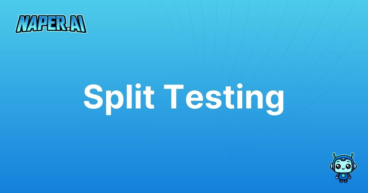 Split Testing. Split Testing: Essential for Data-Driven Decisions.Discover how Split Testing can enhance your e-commerce strategy by optimizing user experiences and boosting conversions.