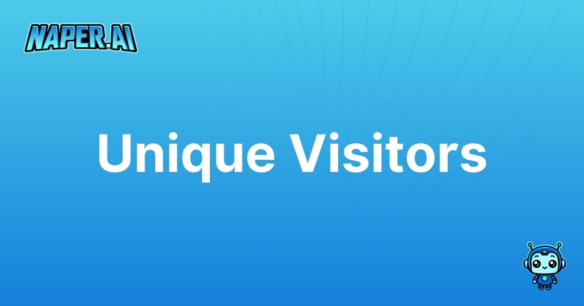 Unique Visitors. Unique Visitors - Definition and Importance in E-commerce.Learn about Unique Visitors and why they are crucial for tracking your e-commerce site's performance.